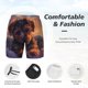 thumbnail image 3 of Balery Puppy Lying On A Cloud Bañador para hombre, shorts de playa de secado rápido con entrepierna y forro de compresión-Large, 3 of 6