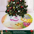 thumbnail image 2 of Dreamtimes Easter Eggs Christmas Tree Skirt 36", Easter Tree Skirt Double Layers Polyester Easter Tree Skirt for Easter Holiday Party Decoration, 2 of 6