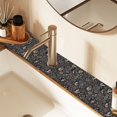 thumbnail image 2 of Yayeee Faucet Mat for Kitchen Sink 30" Diatomite Long Splash Guard Pad, Floral Dragon Pattern, 2 of 7