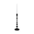 thumbnail image 2 of Metal Taper Candle Holder - Modern Decorative Aluminum Candlestick for Home, Office, Bedroom, and Living Room - 13" Black, 2 of 11