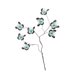thumbnail image 5 of Arreglo floral con ramas de mariposas artificiales, decoración con tallos de ramas simuladas Verde negro, 5 of 9