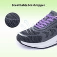 thumbnail image 6 of GOOBON Women's Walking Shoes Arch Support Orthotic Breathable Tennis Sneakers for Plantar Fasciitis Pain Relief US Size 6-11, 6 of 7