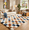 Checkered Multicolor, variant on ZRSDIXK 8'x10' Area Rugs for Living Room, Large Shag Fluffy Rug Checkered Carpet, Beige & White