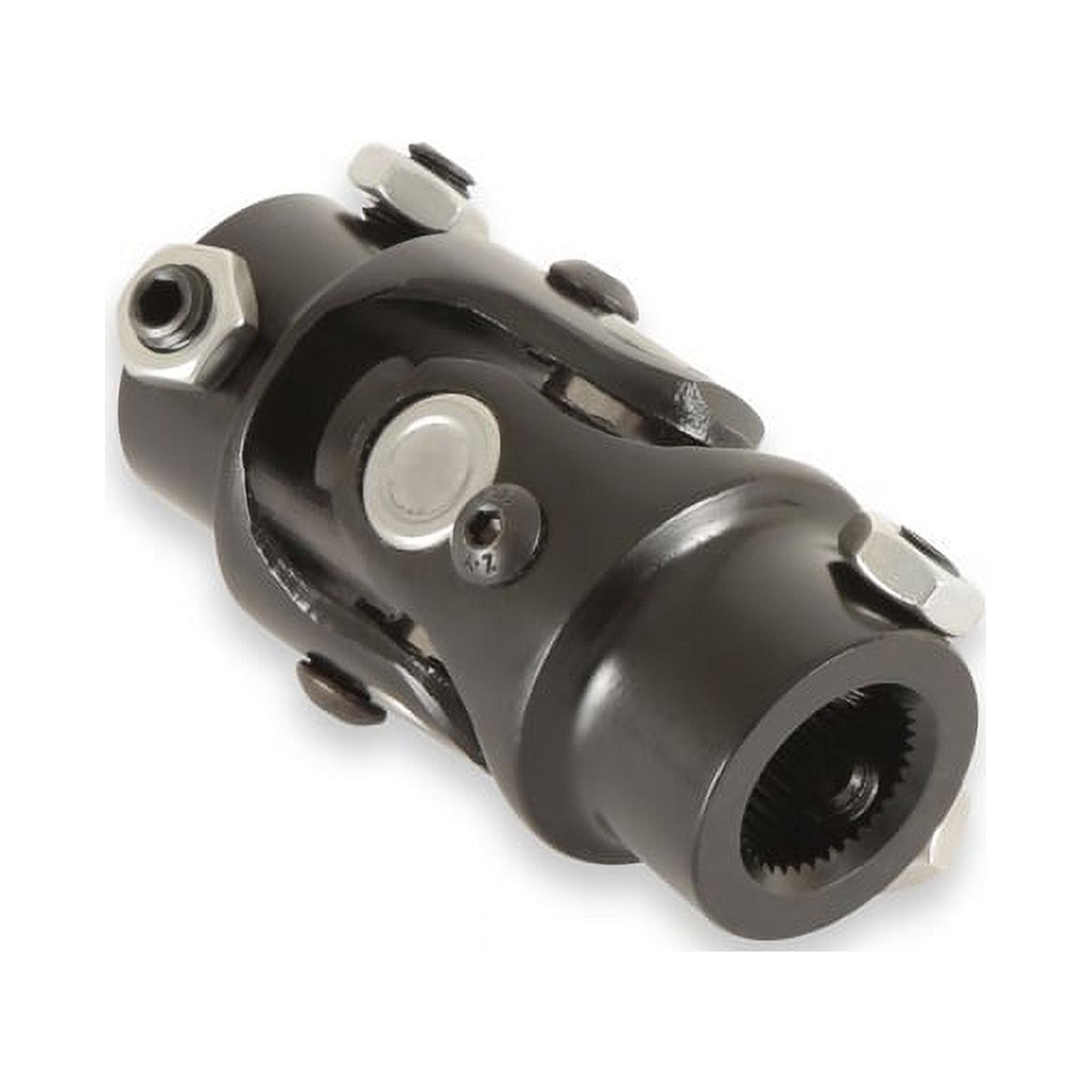 Holley 320-101 U-Joint, 3/4 Inch 36 Spline to 3/4 Inch DD - Black Zinc