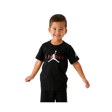 Jordan Air Jordan Jumpman Boys Active Shirts & Tees Size 3T, Color: Black/Red/White