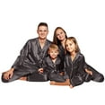 thumbnail image 6 of TAIAOJING Men Satin Silk Pajamas Set Satin Pajamas PJ's Solid Family Matching Sleepwear Nightwear Loungewear Pants Outfits Set, 6 of 9