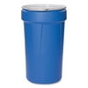 Lab Pack Open Head Poly Drum, 55 gal, Blue, Locking Ring