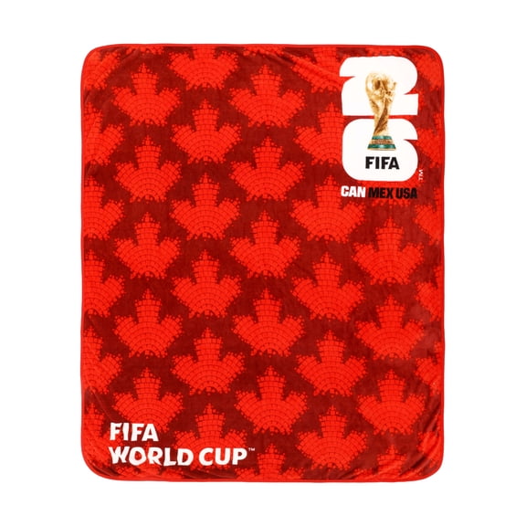 FIFA Team Canada Throw Blanket, 50" x 60"