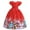 Red, variant on Odeerbi 2024 New Year Girls Christmas Princess Long Dress European And American Children's Multiple Styles Printing Theme Party Dresseses