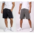thumbnail image 2 of ASUDESIRE 5 Pack Athletic Shorts for Men with Pockets and Elastic Waistband Quick Dry Activewear Workout Gym Basketball Shorts 8" Inseam, 2 of 7