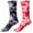 Black&Pink Tie Dye, variant on Gilbin 2 Pair Women Tie Dye Fuzzy Socks Warm Super Soft Plush Slipper Sock Casual Home Sleeping Cozy Crew Socks