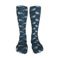 thumbnail image 5 of Kdxio Funny Sharks Funny Silky Novelty Funky Long Knee High Socks Soft 3D Print Cosplay Crazy Stockings for Men Women, 5 of 8