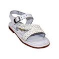 thumbnail image 1 of SANDALIAS CASUALES KINDER NIÑA BLANCO PIEL TERNERA 06015 LEON 06015p, 1 of 3