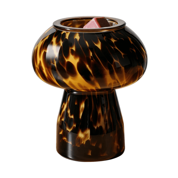 Better Homes & Gardens Fragrance Wax Melt Warmer Warmer, Dark Tortoise Mushroom