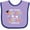 Lavender and Purple, variant on Inktastic My Dad Graduated and I'm Super Proud Boys or Girls Baby Bib