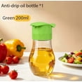 thumbnail image 1 of 1 pieza de hervidor de condimento de vidrio transparente espesado de cocina antigoteo y sin fugas, botella de vidrio pequeña especial for salsa de soja y vinagre, 1 of 2