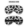 thumbnail image 2 of Uemuo Cow Print Black White Pattern Sleep Eye Mask - Light Blocking Sleep Mask Blocking Out Light Perfectly, Soft and Comfortable Night Eye Mask, Eye Blinder, 2 of 7