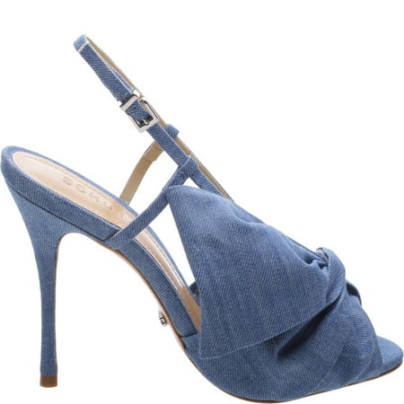 Schutz Allina Light Blue Open Toe High heel Designer Dress (Best Designer Heels 2019)