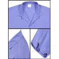 thumbnail image 4 of HAPPY BAY Men's Summer Button Down Short Sleeve Work Shirt Solid Casual Shirts for Men XS Lavender, Plain, 4 of 5