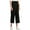 Black, variant on DKNY Womens Wide Leg Casual Cropped Pants, Blue, 14