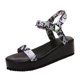 thumbnail image 2 of Sandalias de playa con cuña nueva para mujer Wmkox8yii nm7068, 2 of 8