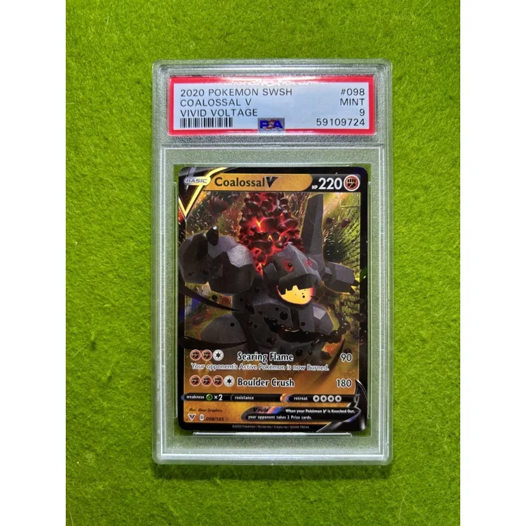 COALOSSAL V Pokémon TCG PSA 9 MT 2020 POKEMON Sword & Shield Vivid