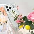 thumbnail image 5 of Designed for iPhone 13 Pro Max Mirror Case Cute 3D Love Hearts Design for Women Girl,Luxury Protective Plating Pattern Bumper Cover Case for iPhone 13 Pro Max 6.7 inch-Silver, 5 of 6