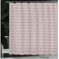 thumbnail image 4 of Ambesonne Damask Shower Curtain, Grunge Look Flowers Petals, 69"Wx84"L, Pale Mauve Taupe Rose, 4 of 5