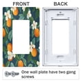 thumbnail image 3 of Yayeee Rocker Switch Wall Plate 1-Gang 4.6"x2.9" Home Decorative Outlet Cover, Orange Fruit, 3 of 6