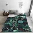 thumbnail image 6 of Flannel Blanket The Movie Twilights Nap Blanket Air Conditioning Blankets Couch Bed Office Blankets Soft and Cozy 60"X50", 6 of 6
