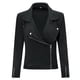 thumbnail image 2 of Chaqueta punk ajustada retro sólida para mujer, 2 of 4
