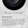thumbnail image 2 of Wok Pan de Buyer, acero al carbono azul, 32 cm de diámetro, apto para horno, 2 of 9
