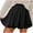 Black, variant on Loopsun Womens Summer Skirts, Women's Summer Fashion Solid Pleated Mini Skirt Black XL