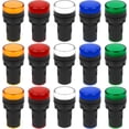 thumbnail image 1 of 15 luces indicadoras LED de 220 V, lámpara LED, controlador LED, señal LED, 220 V (5 x 2,9 cm, 220 V + 36 V) [Clase energética A+], 1 of 5