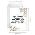 thumbnail image 5 of Koyal Wholesale Jumbo Sympathy Card with Envelope, Caring Thoughts Are With You, 8.5" x 11", 1-Pk, 5 of 5