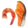 thumbnail image 2 of Realistic Shrimp and Fish Block Models for BBQ Pretend Play, Food Display, Home Decor, Restaurant Photography, and Market Exhibitions, 2 of 5