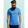 thumbnail image 2 of Million Ways To Be Happy T-Shirt Men -Image by Shutterstock, Male Small, 2 of 4