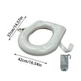 thumbnail image 3 of CHIKANSTORE Toilet Seat Cushion Universal Inflatable, Height Adjustable Toilet Seat Riser with Handles ＆ Suction Cup, Tear Resistant Soft Raised Toilet Seats for Seniors, Adults, Elderly, Disabled, 3 of 7