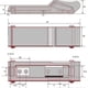 thumbnail image 4 of 2pcs Flexible Rubber Draw Latch, Front Storage Rack Latch Over Center Thermoplastic Elastomer Boat Latch Banmo, 4 of 5