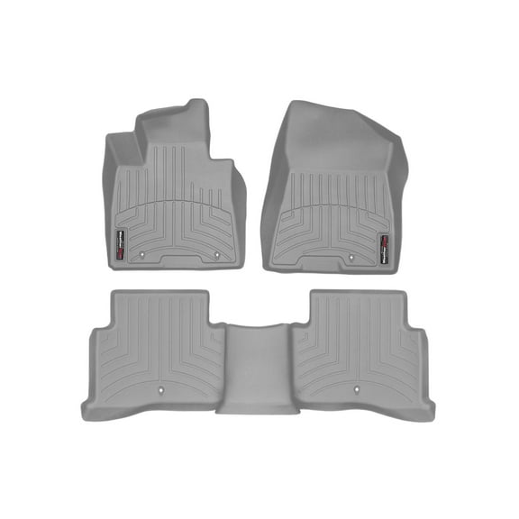 WeatherTech Custom Fit FloorLiners compatible with Sportage, Tucson - 1st & 2nd Row, Grey