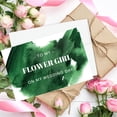 thumbnail image 4 of Koyal Wholesale Wedding Day Gift Cards Set with Envelopes Set of 12, Emerald Green Brushstroke, 4 of 5