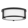 thumbnail image 2 of 28963BK Hinkley Lighting Lowell - 10W 2 LED Outdoor Small Flush Mount-5 Inch Tall and 13 Inch Wide-Black Finish, 2 of 7