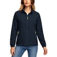 thumbnail image 5 of Lmueinov Plus Size Women's Lightweight Rain Jacket Waterproof Windbreaker Rainjacket for Women Stand Collar Full Zip Outdoor Jacket with Zip Pockets, 5 of 6