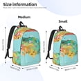 thumbnail image 4 of Daiia USA Tourist Map Vintage Canvas Backpack for Men and Women ,Hiking Backpack,Travel Laptop Bag for School,Large Capacity Backpack, 4 of 8