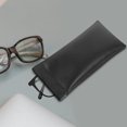 thumbnail image 4 of GOOHOCHY Bolsa para gafas de sol con cierre automático, de cuero, para viajes al aire libre, 4 of 8