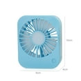 thumbnail image 4 of Zootealy USB Fan Portable Fan Mini Fan Desk Fan Charging Fan Three-speed Fan, 4 of 6