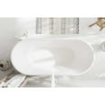 thumbnail image 4 of Elegant Kitchen & Bath BT30167GW-WHT 67 in. Bathtub, Glossy White with Polished White Trim, 4 of 8