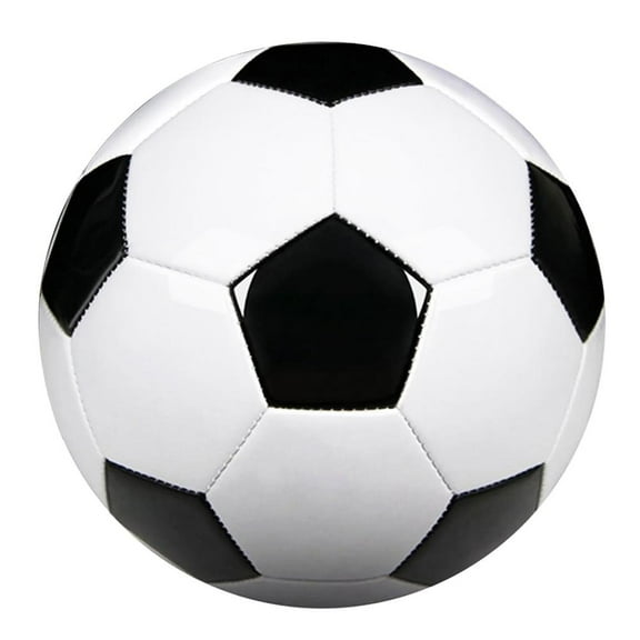 Professional Size 5 Football for Training, PVC Material, Black and White Design, Waterproof, Suitable for Indoor and Outdoor Use
