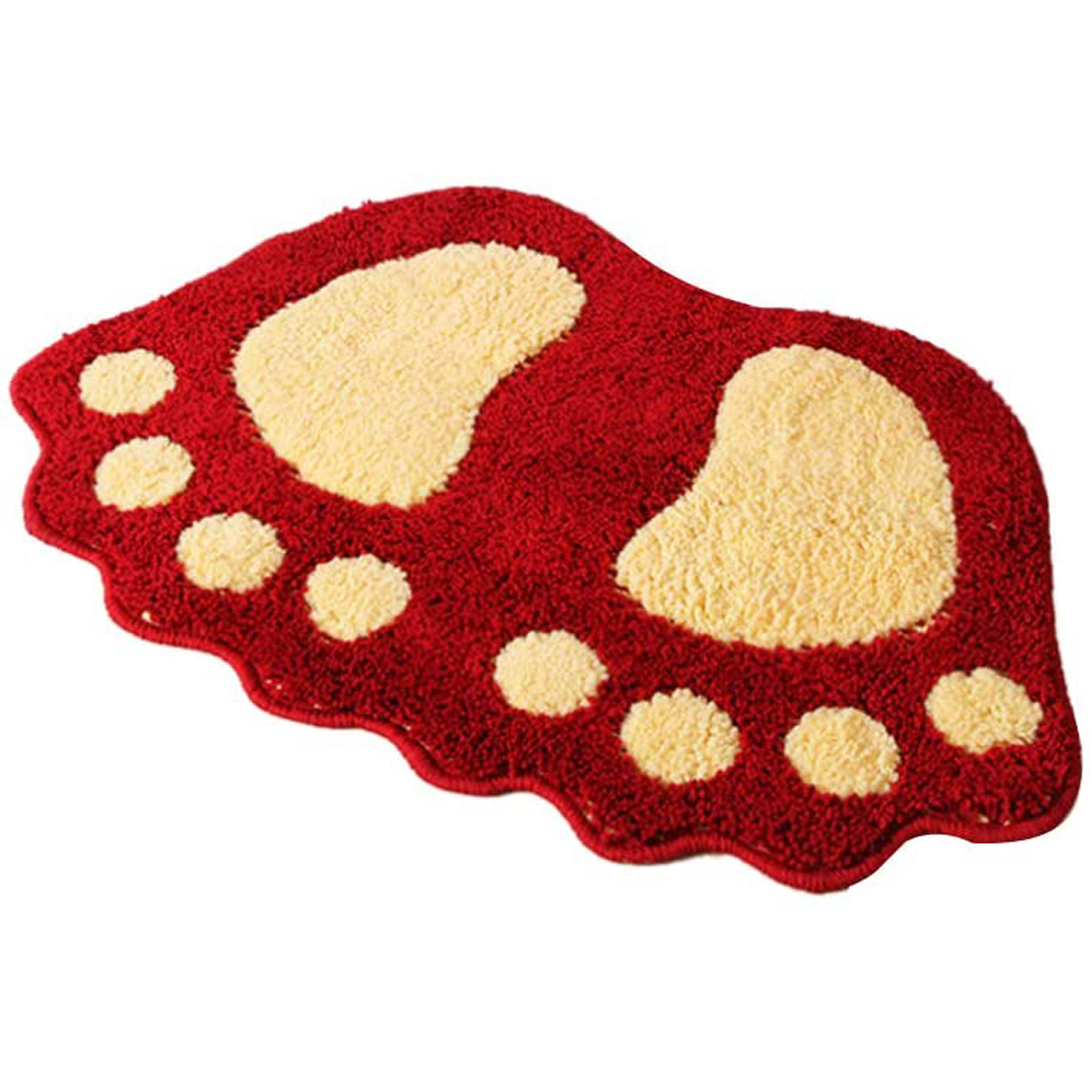 Gupgi 40 60cm Big Feet Bath Toilet Mat Rugs Area Carpet Doormat Absorbent Walmart Com Walmart Com