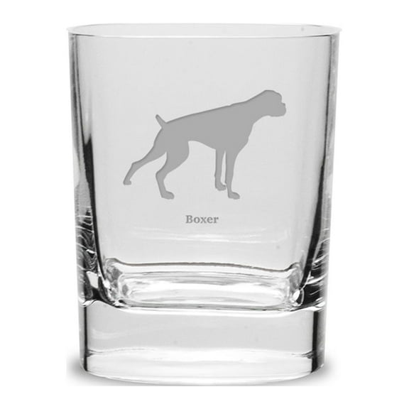 Boxer Luigi Bormioli 11.75 oz Square Round Double Old Fashion Glass